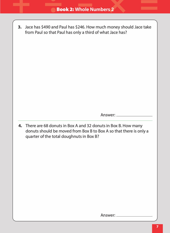 Primary 3&4 Master Math Models Book 2 – Whole Numbers 2