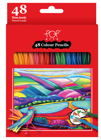 POP Artz Colour Pencil 24Pcs