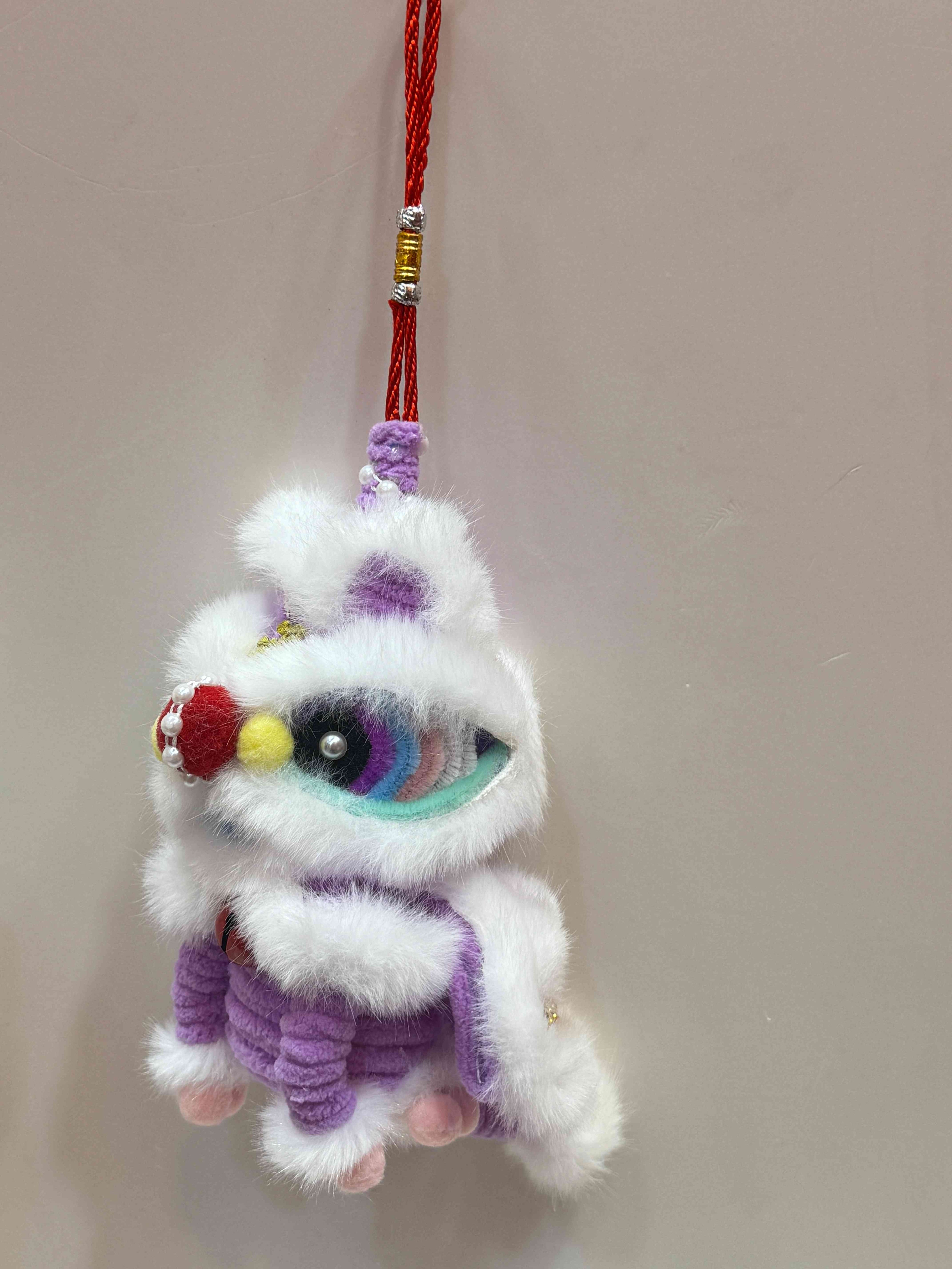  CNY LION DANCE HANG DECO 12*12*18CM
