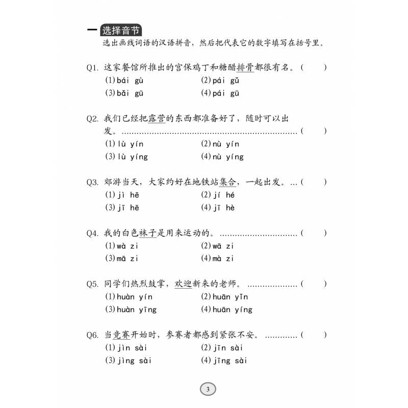 Chinese Language Usage Primary 5 华文语文应用小学五年级