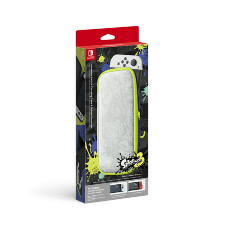 Nintendo Switch Carrying Case and Screen Protector - Splatoon 3 Edition