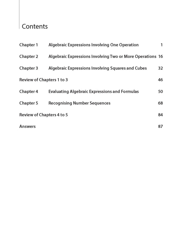 Mathematics Buddy Secondary One (G1): Step-by-step Algebra