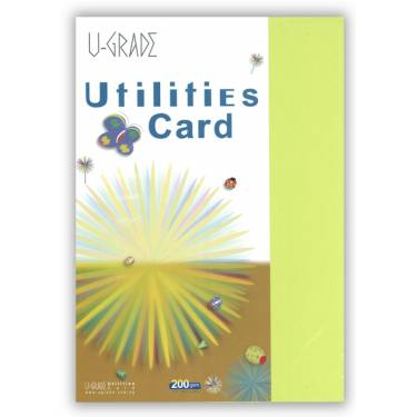 UG A4 Utilities Card 200g 15's