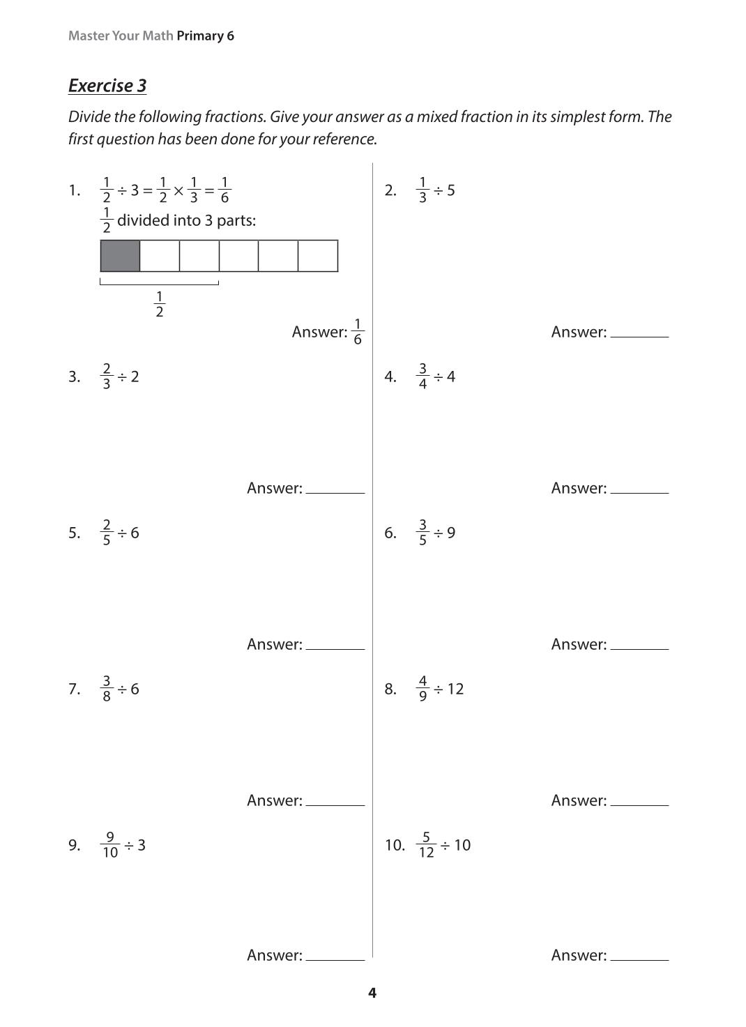Master Your Math Primary 6