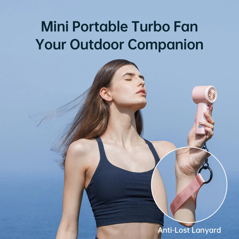 Jisulife FA53 Pro 1 ABS 3600mahHandheld Fan - Pink
