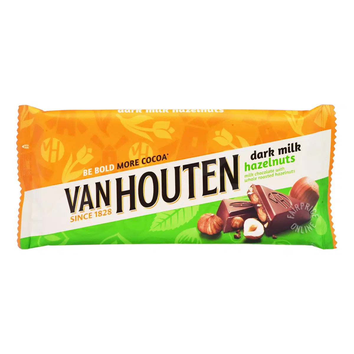 Vh Dark Milk Hazelnuts Chocol Bar 140g