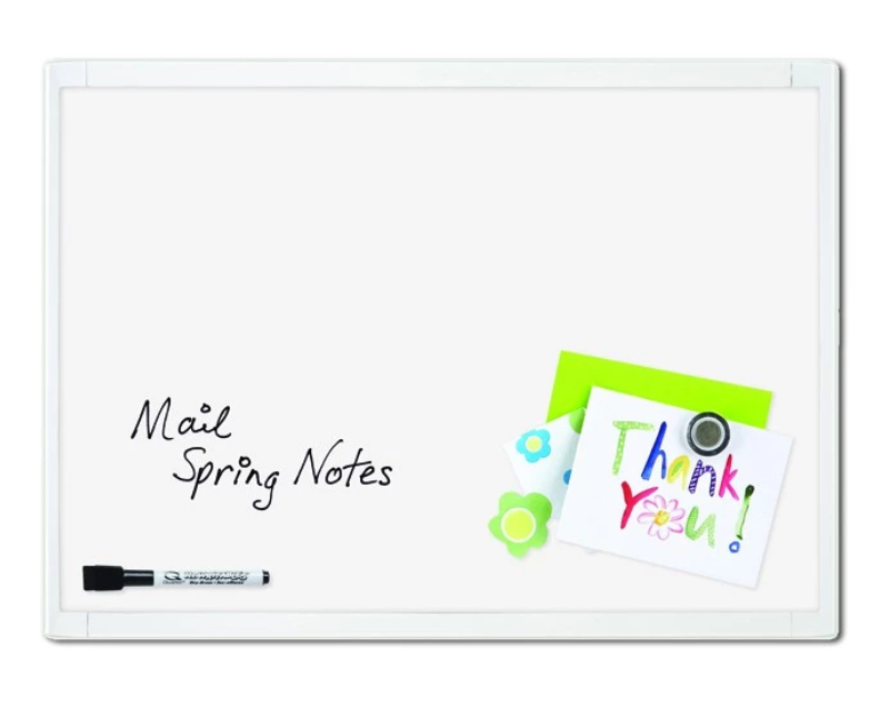 Quartet White Frame Magnetic Board 17"x23" (21-580643q)