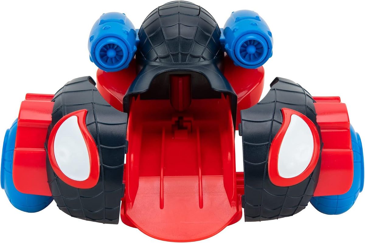MARVEL SPIDEY AND HIS AMAZING FRIEND SMILES MORALES QUICK SHOT 2IN1 FEATURE VEHICLE