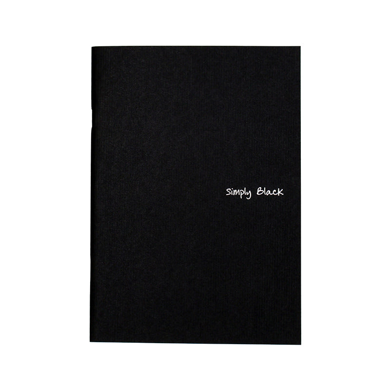 FALCON A5 SIMPLY BLACK BOOK  BLANK
