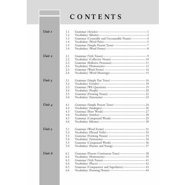 Secondary 1 Grammar and Vocabulary