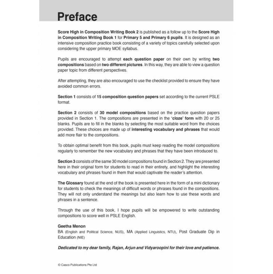 Score High in Composition Writing Primary 5/6 Book 2