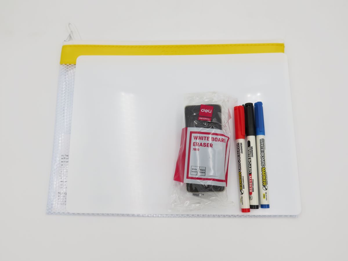 Deli Mini Whiteboard Set