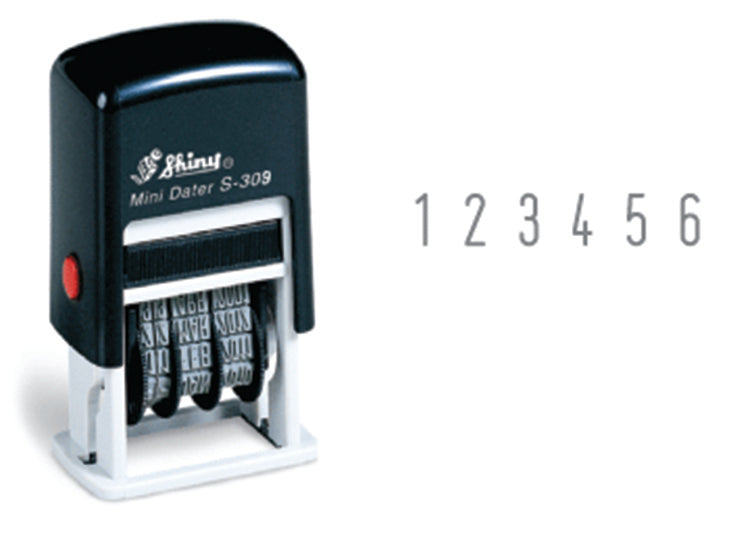 6 Digit Mini Number Stamp 