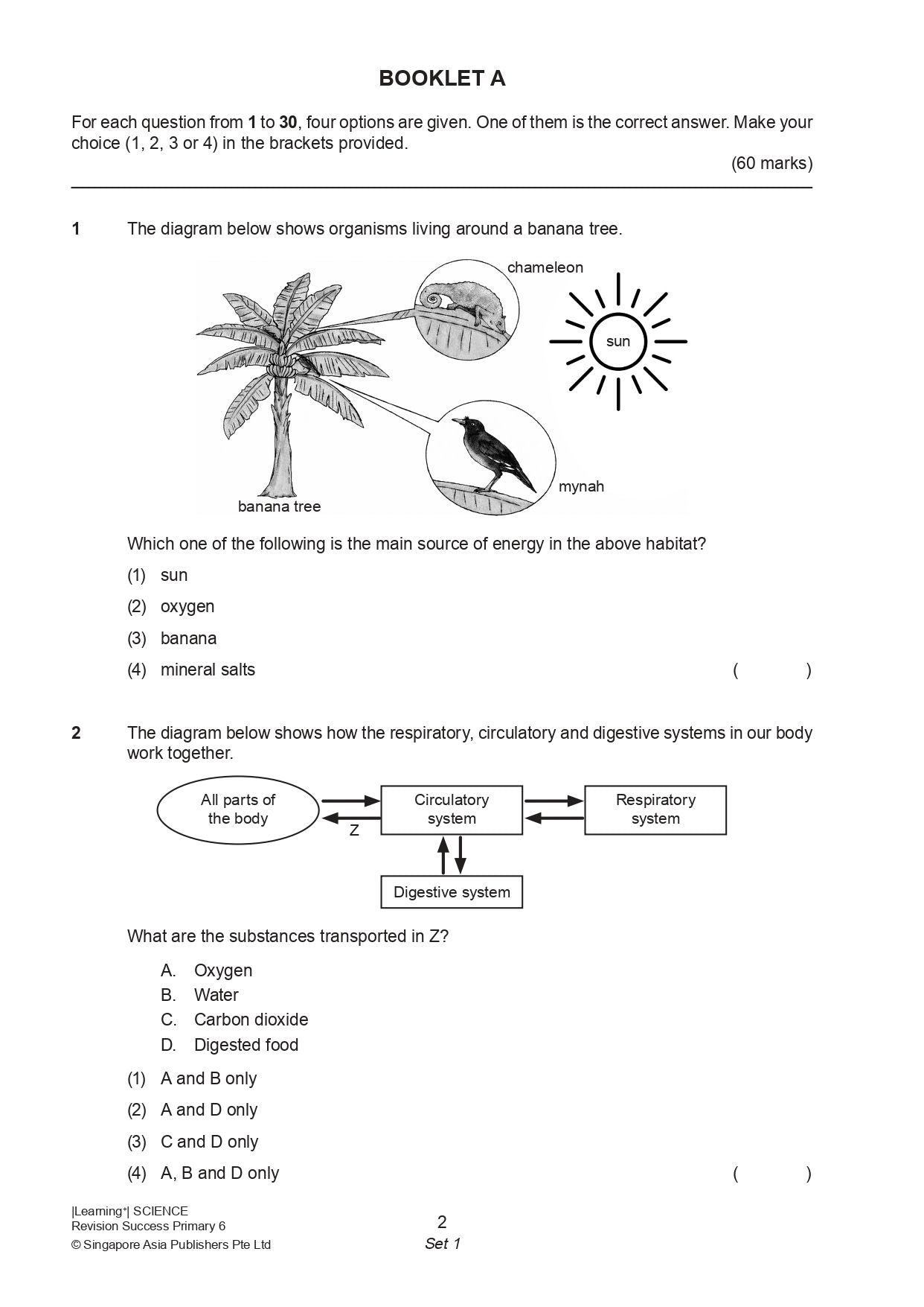 LEARNING+ SCIENCE REVISION SUCCESS Primary 6 PSLE