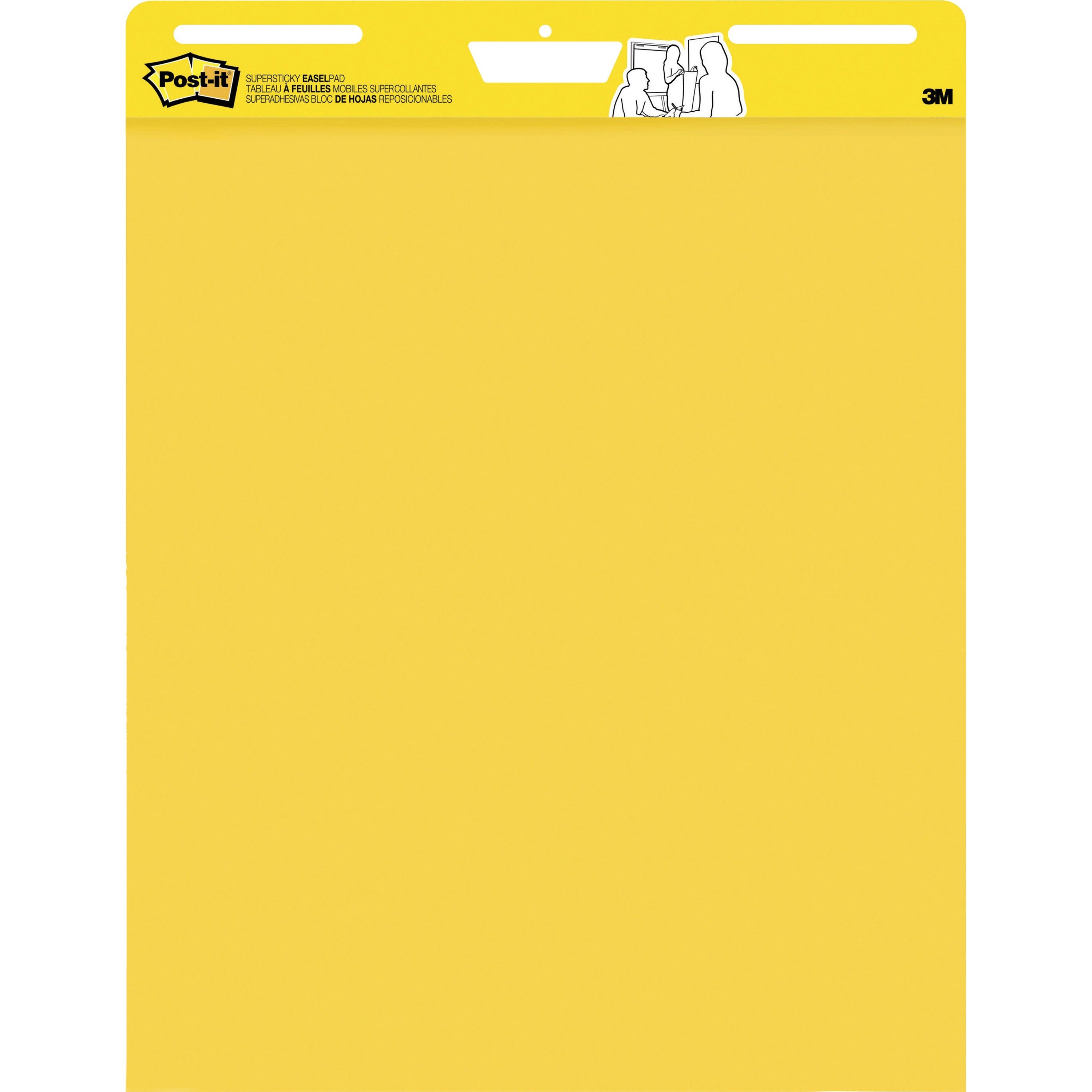 Post-it® 559YWSS Easel Pad Yellow, 25x30"