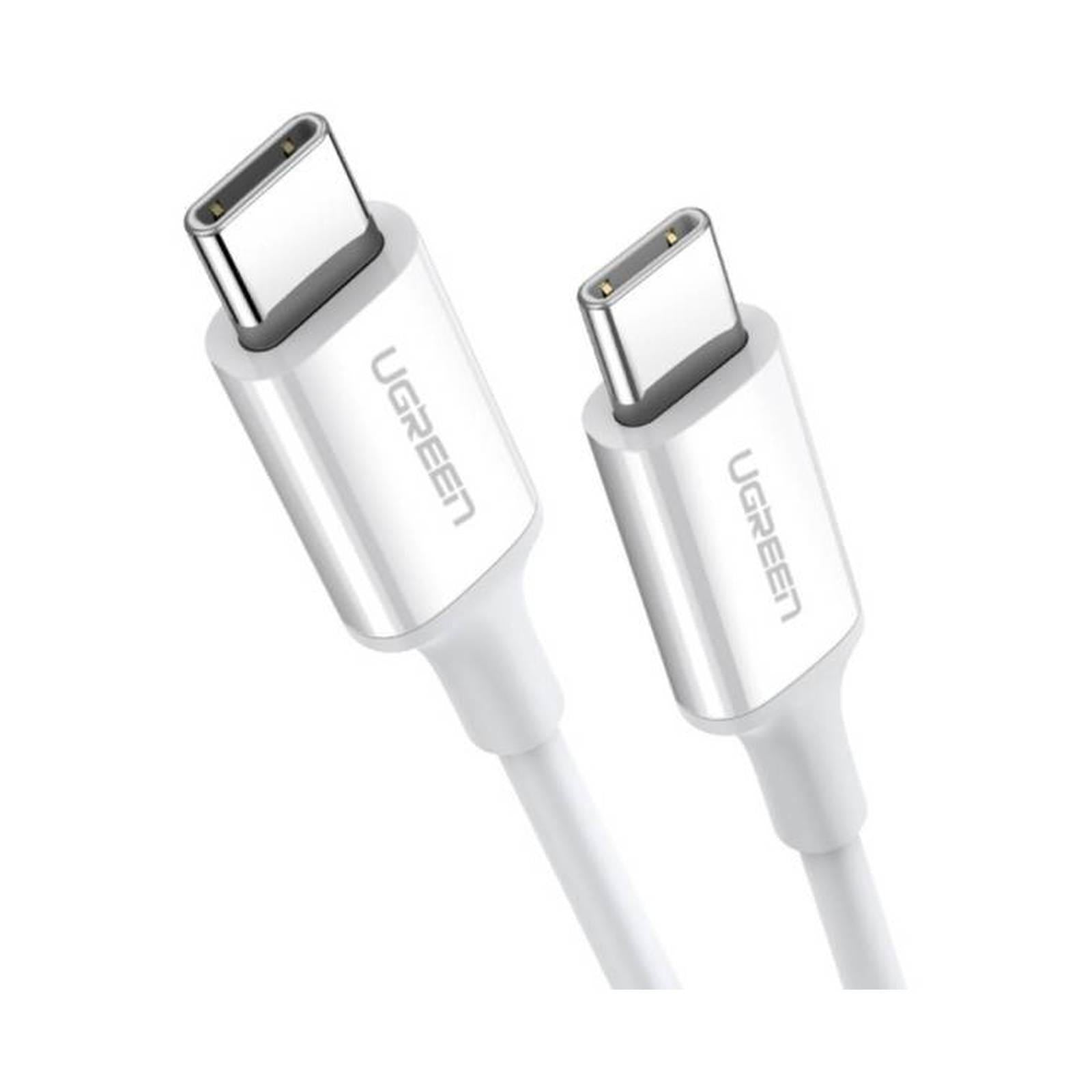 UGREEN 60551 Us300 USB-C To USB-C 1M White 100W Data Cable (TPE)
