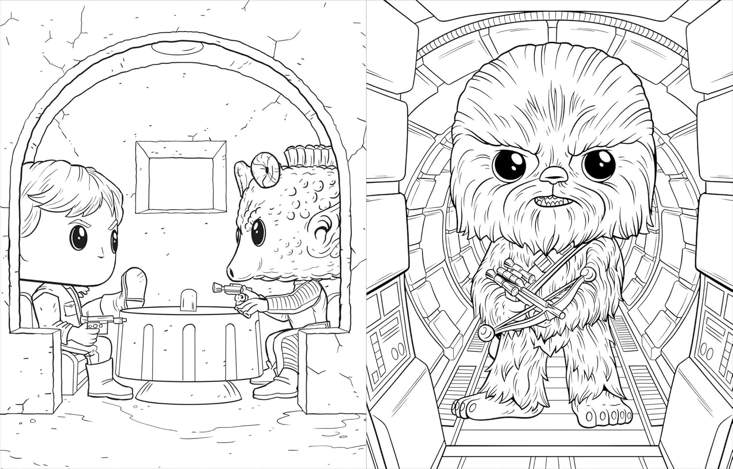 Star Wars: The Official Funko POP! Coloring Book