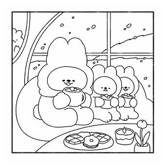 Cosy Chill: Colouring