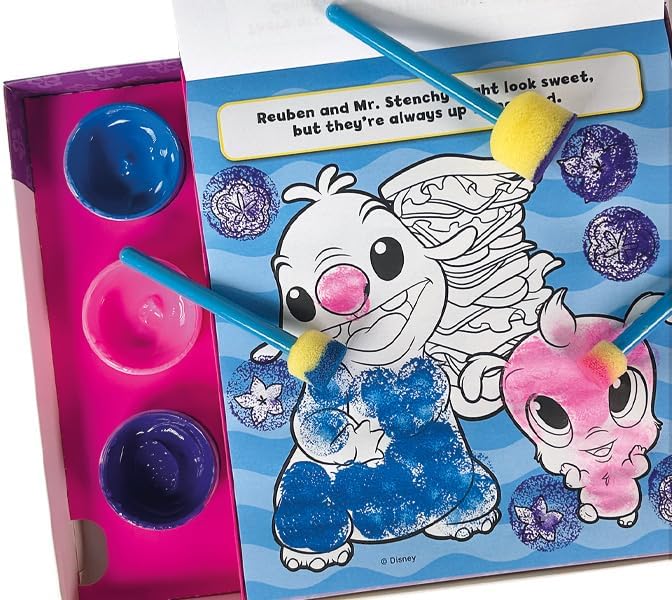 Disney Stitch: Sponge Art Book & Paint Set