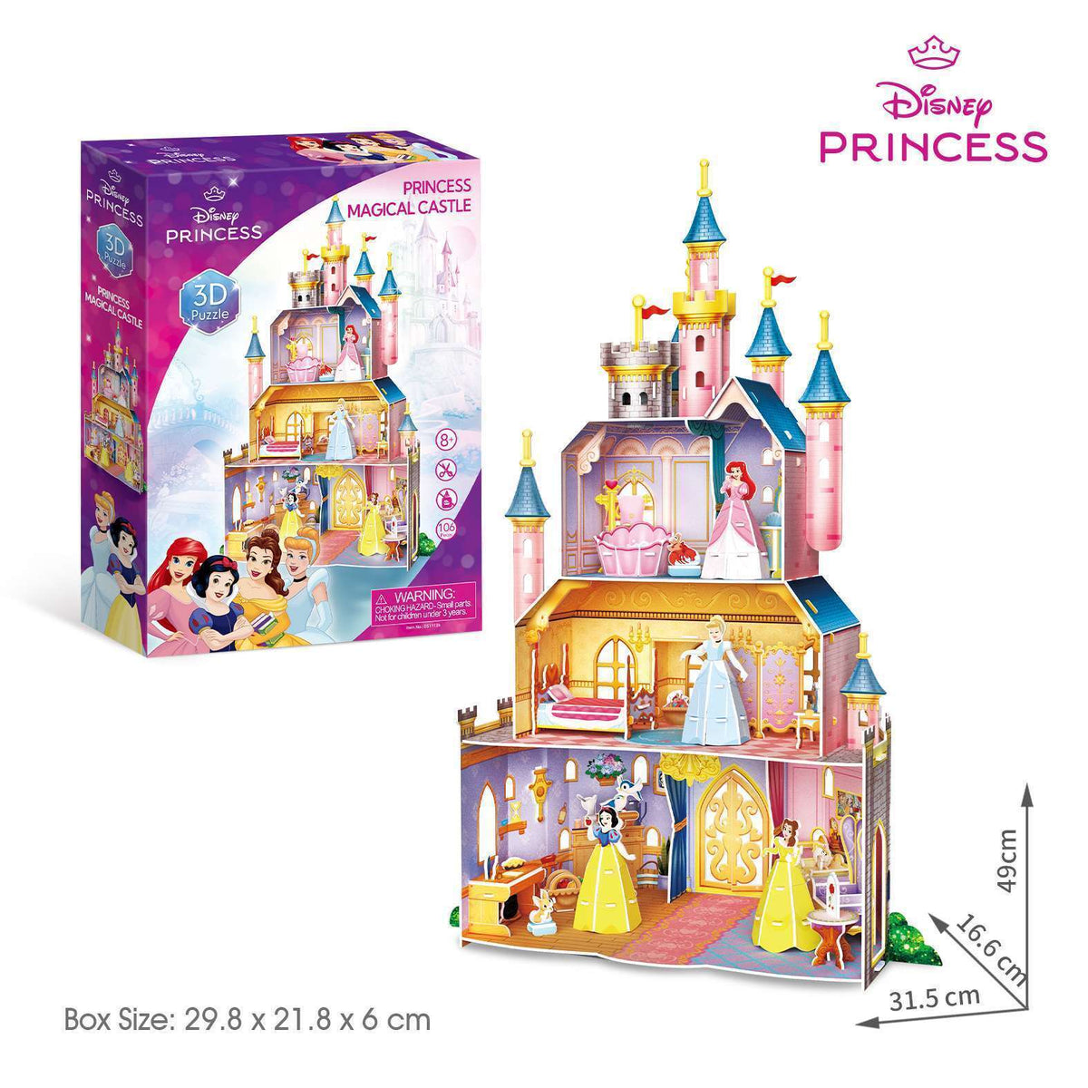 Cubicfun Princess Magical Castle