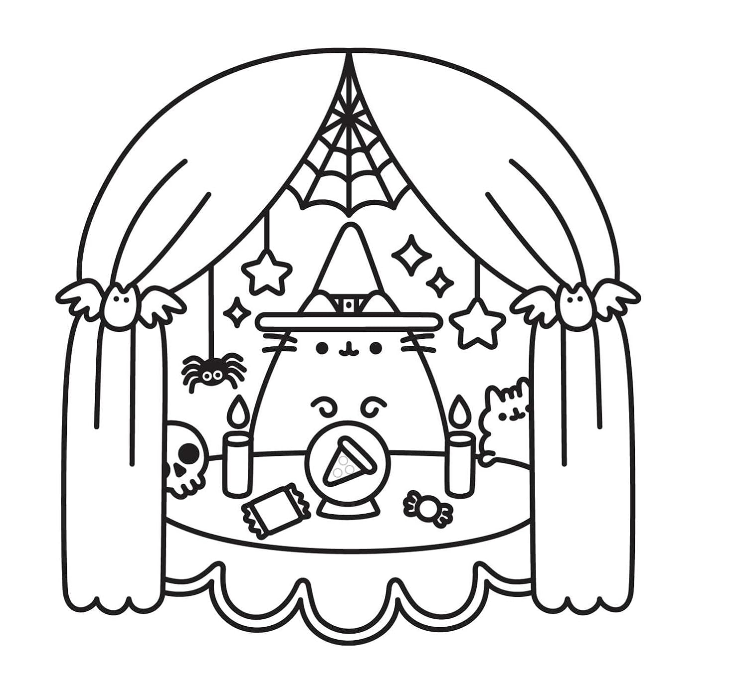 Mini Coloring Cuteness: A Pusheen Coloring & Activity Book (Paperback)
