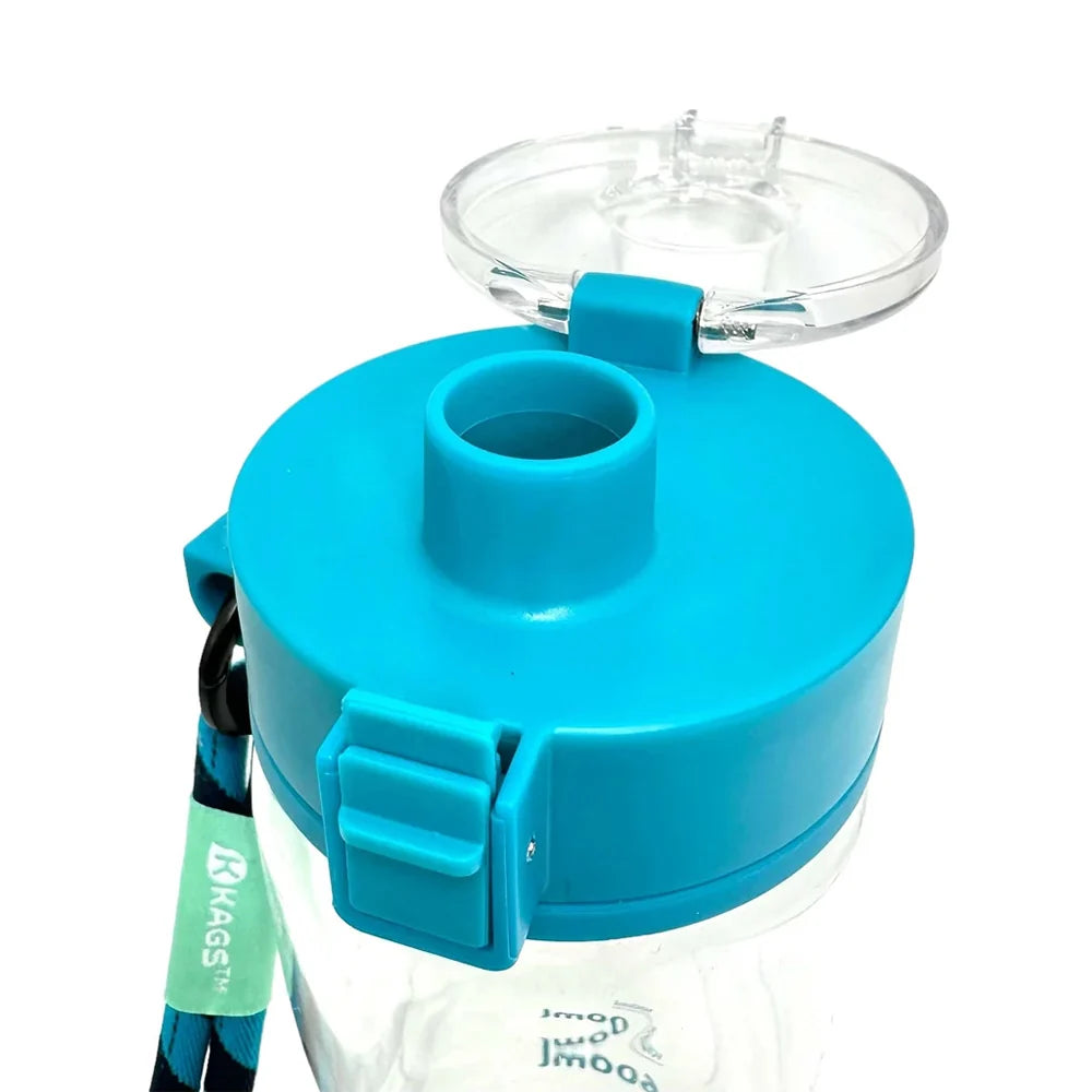 KAGS AQUARECHARGE SERIES TRITAN 600ML WATER BOTTLE TEAL