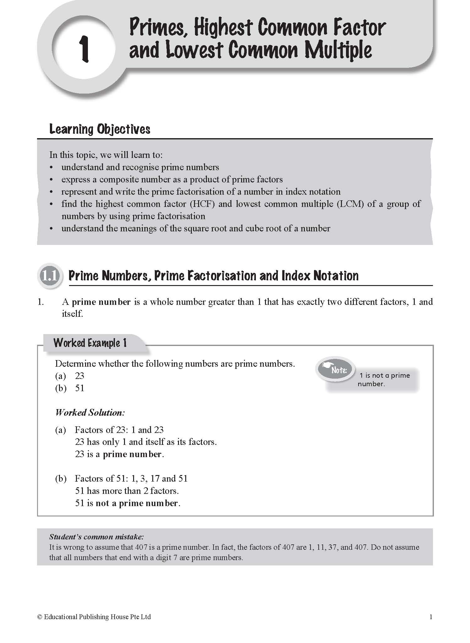 Secondary 1/G3 Topical Maths 4th Edition