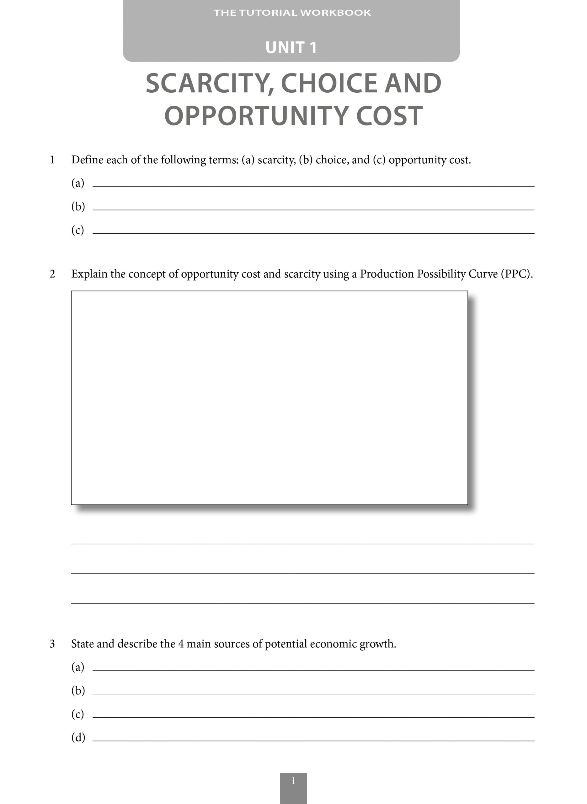 AL Economics Tutorial Workbook