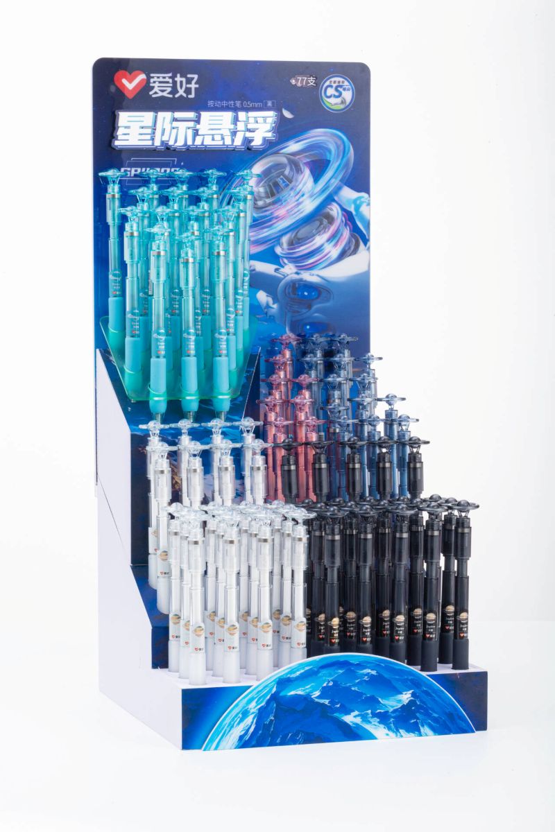  Planet Click Gel Pen - 5 Assorted Colour 