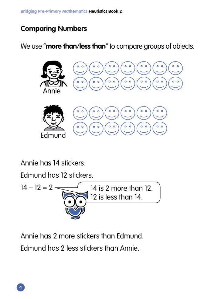 Bridging Pre-Primary Mathematics Heuristics Book 2