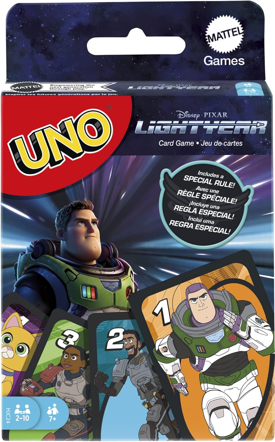 MATTEL UNO DISNEY BUZZ LIGHTYEAR CARD GAME
