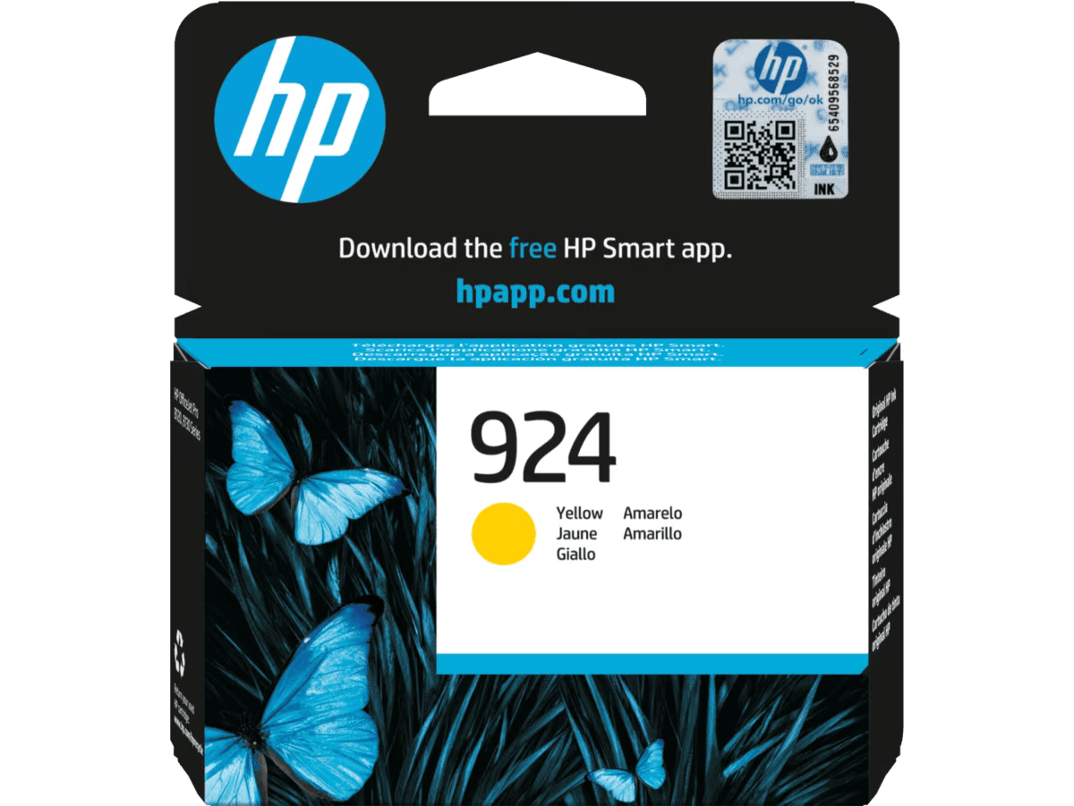 HP 924 Yellow Original Ink Cartridge 4K0U5NA