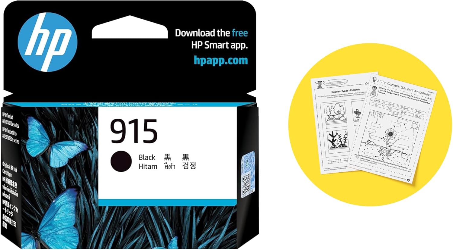HP 915 Black Original Ink Cartridge 