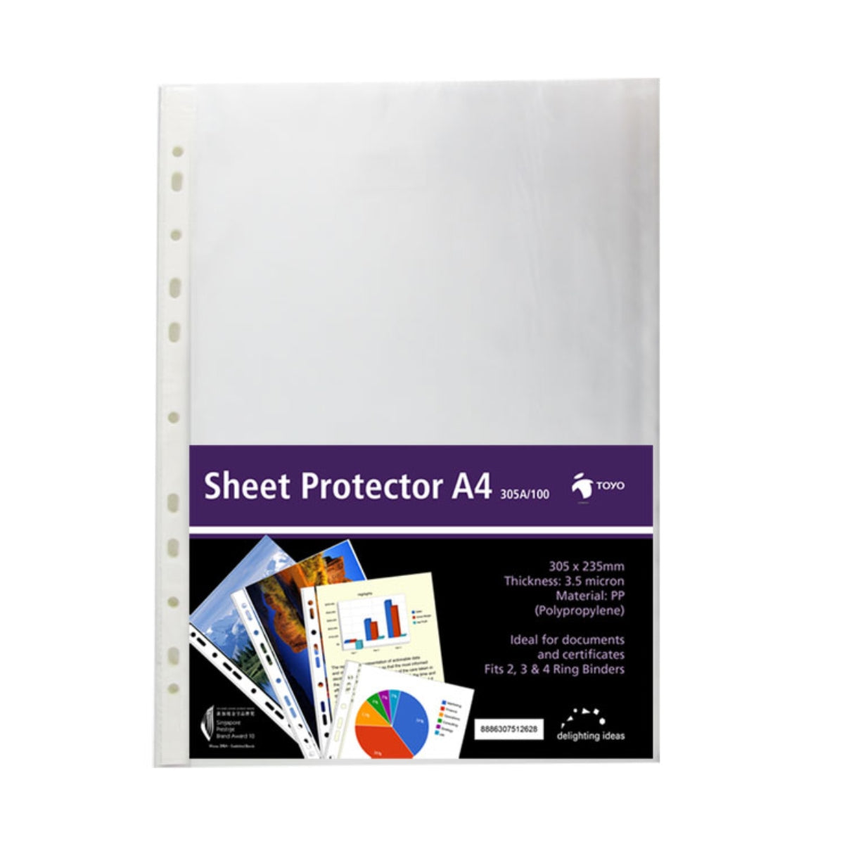 Toyo Sheet Protector (35mc) 305a/100 