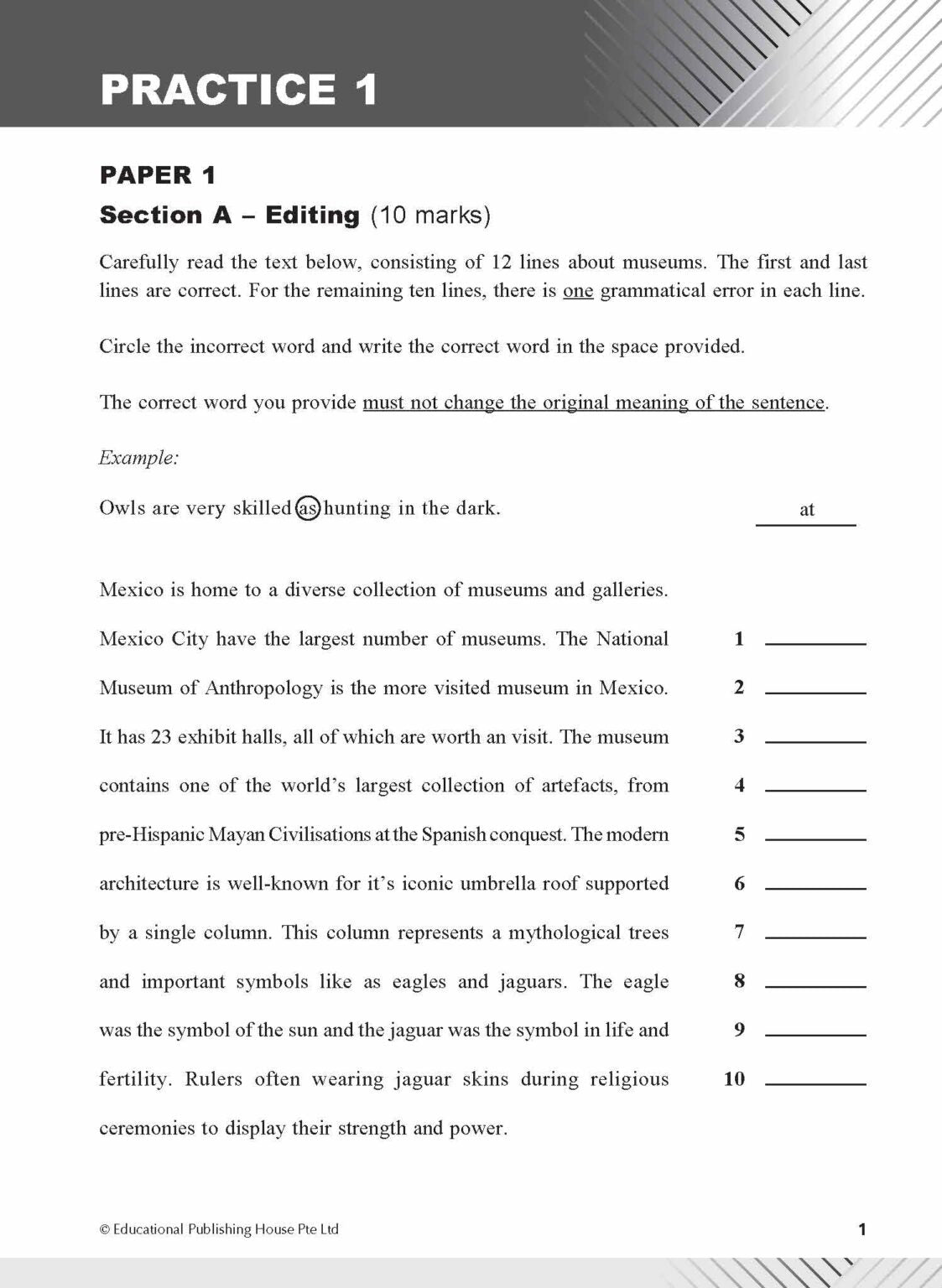 Secondary 4 Normal Academic /G2 English Examination Practice