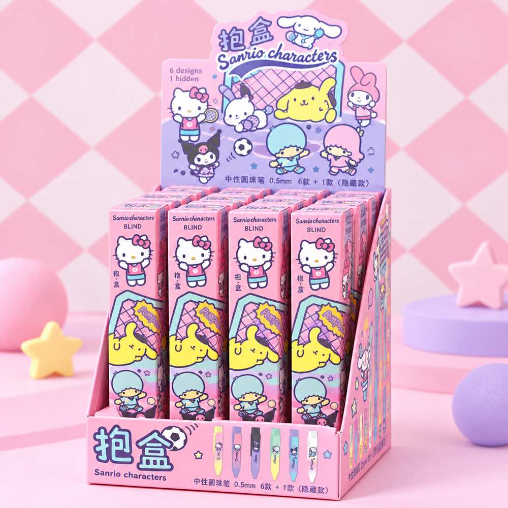  Sanrio Characters Blind Box Gel Pen 0.5mm Black Ink (Blind Box) 
