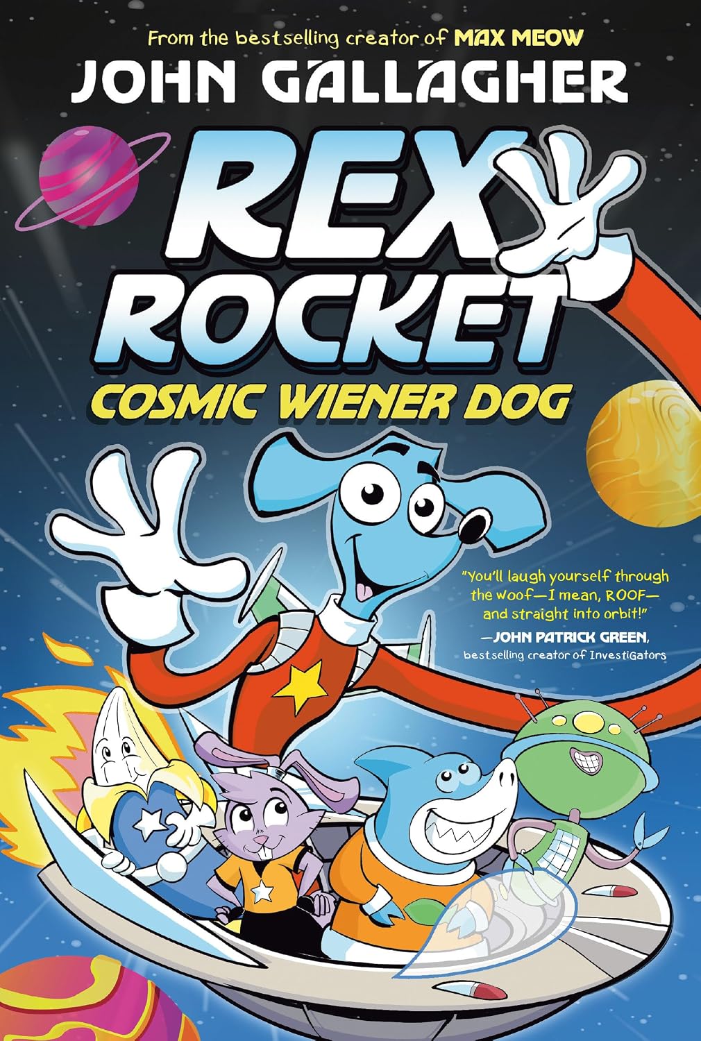 Rex Rocket: Cosmic Wiener Dog: (A Graphic Novel) Hardcover