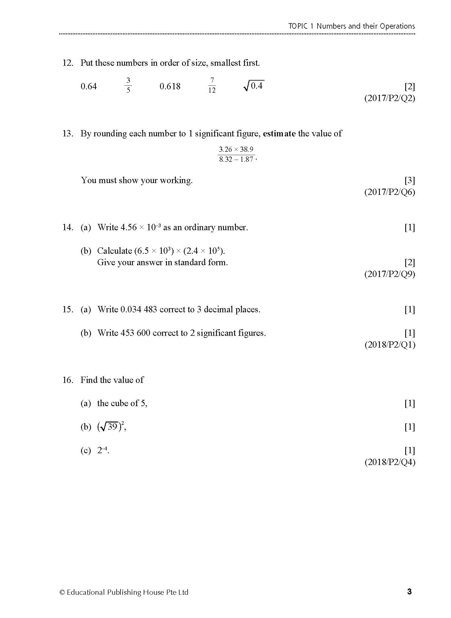 Normal Technical Maths Exam Q&A 15-24 (Topic)