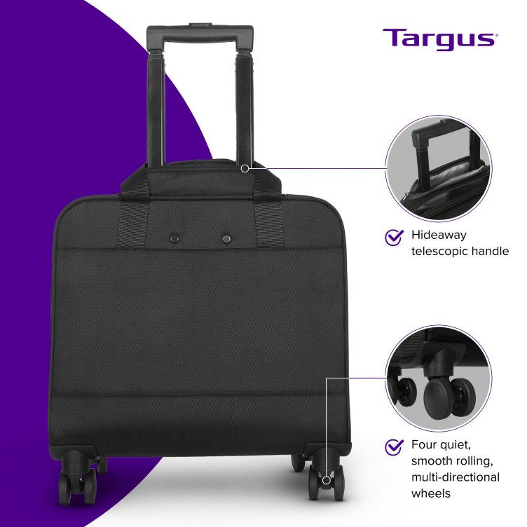 Targus 16” Transit 4-Wheel Rolling Laptop Case