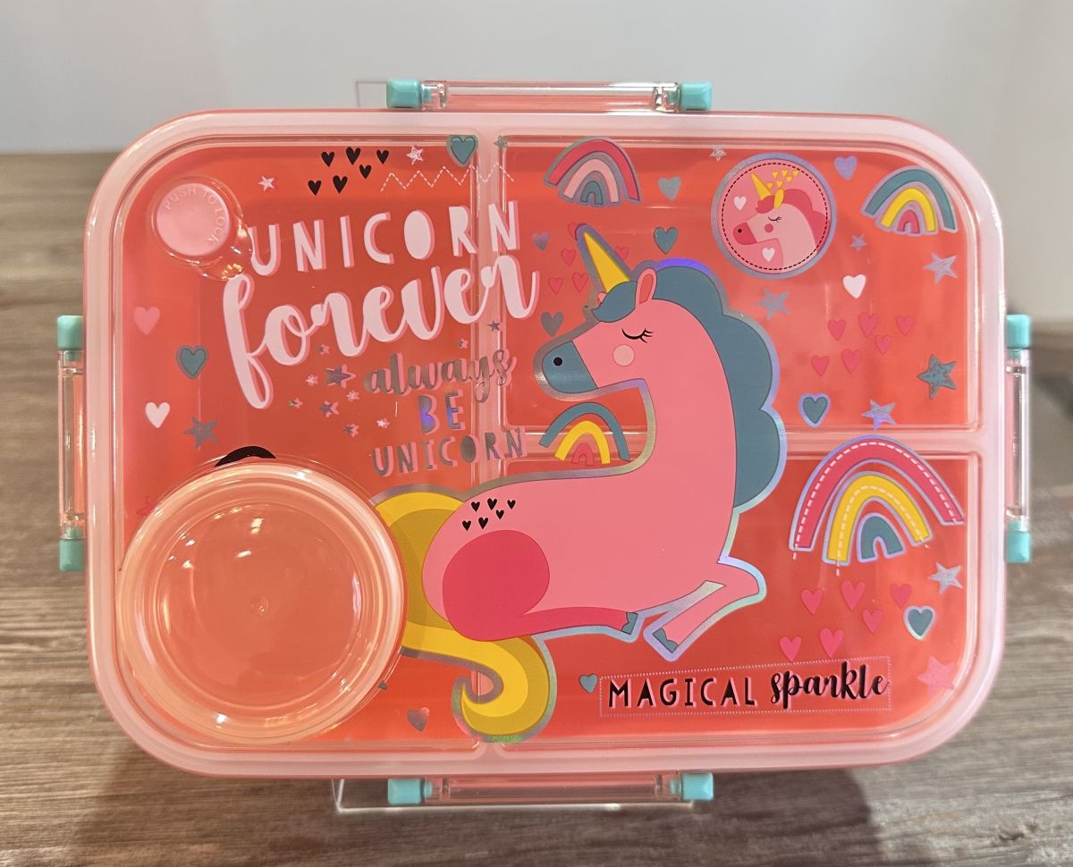 Kids’ Lunch Box with Cup 830ml – Assorted Designs