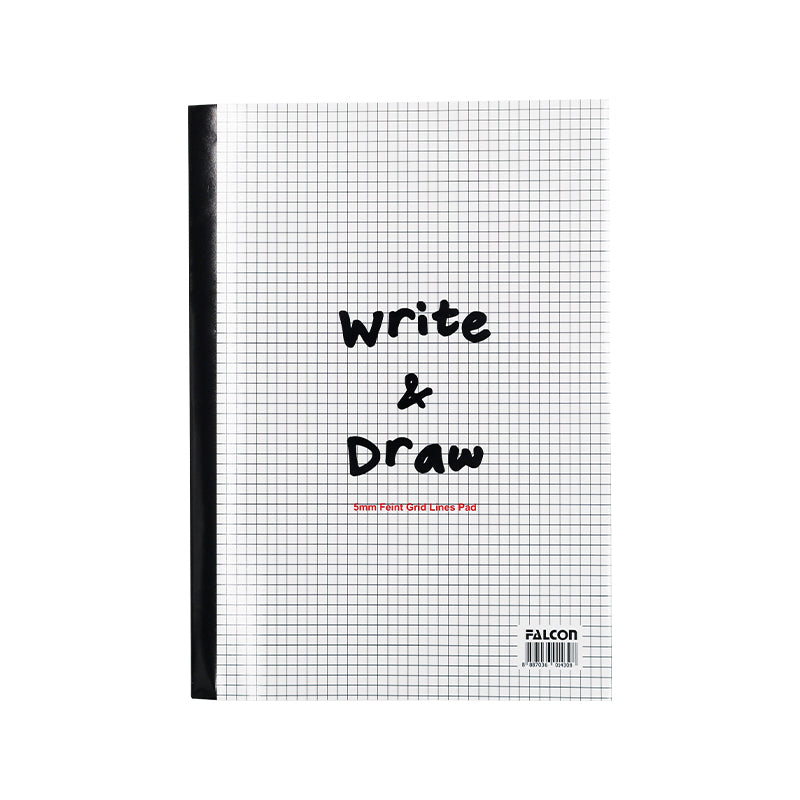 FALCON WRITE & DRAW GRID PAD A4