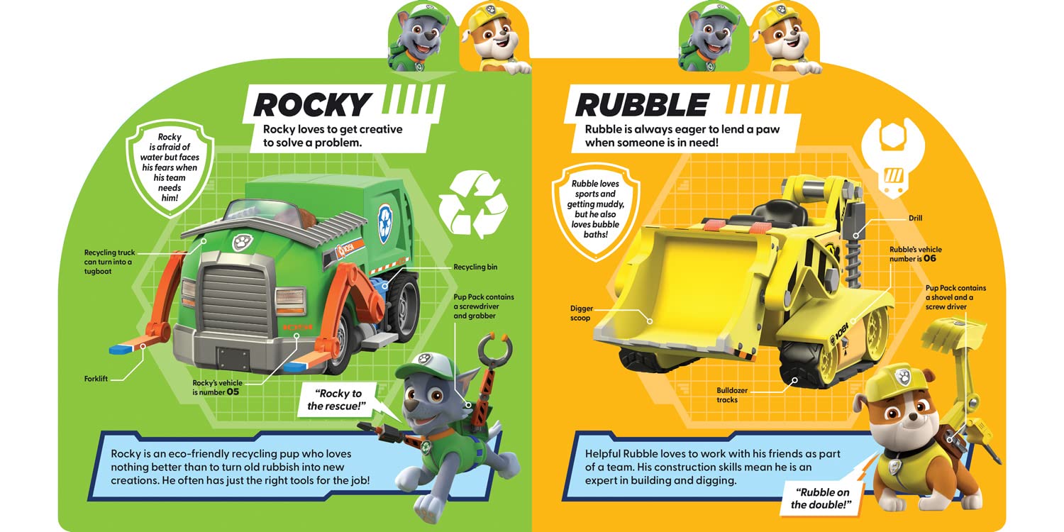 PAW Patrol Ready for Action! Tabbed Board Book