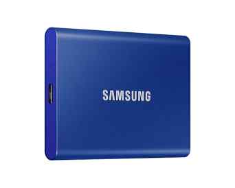 Samsung Portable SSD T7 USB 3.2 Gen 2 1TB - MU-PC1T0H/WW - Indigo Blue