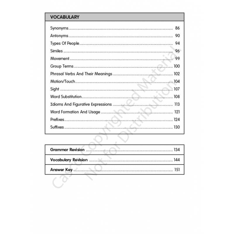 Primary 5 Topical Grammar and Vocabulary