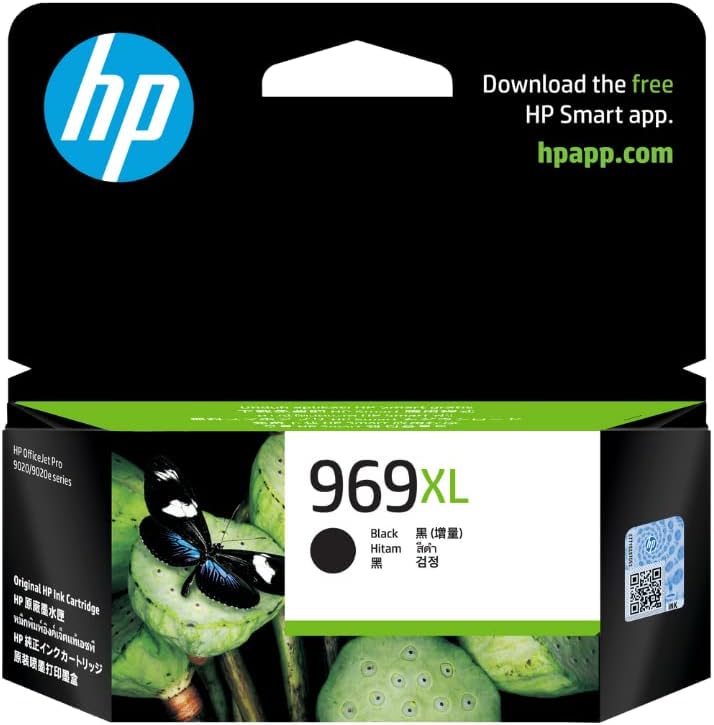 HP 969XL Black Original High Yield Ink Cartridge