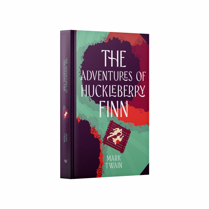 The Adventures of Huckleberry Finn by Mark Twain (Deluxe Hardback Sprayed Edge Edition)