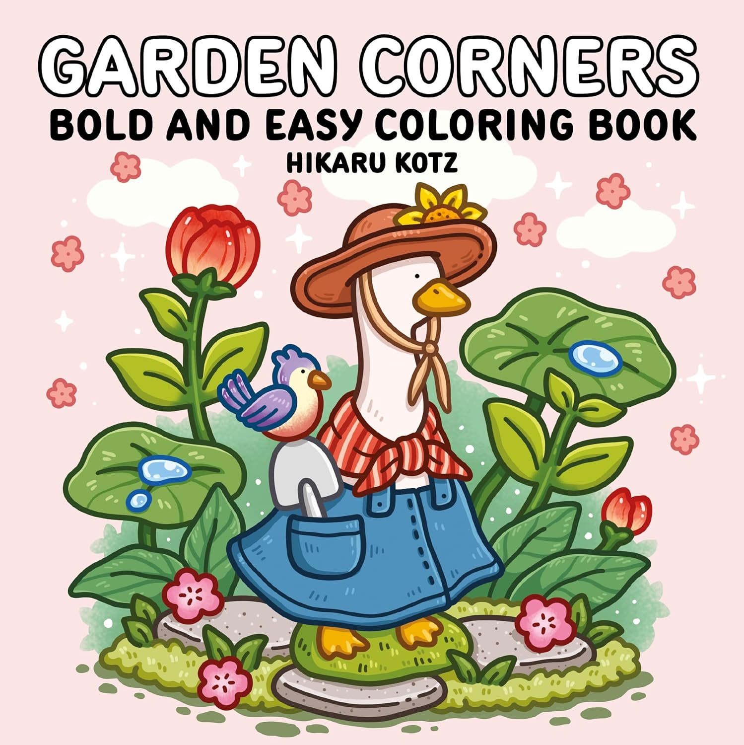 Garden Corners: Bold and Easy Coloring Book (Paperback – Coloring Book)