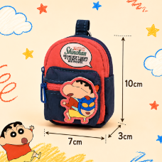  Crayon Shinchan Mini Bag With Carabiner – 4 Assorted Design 