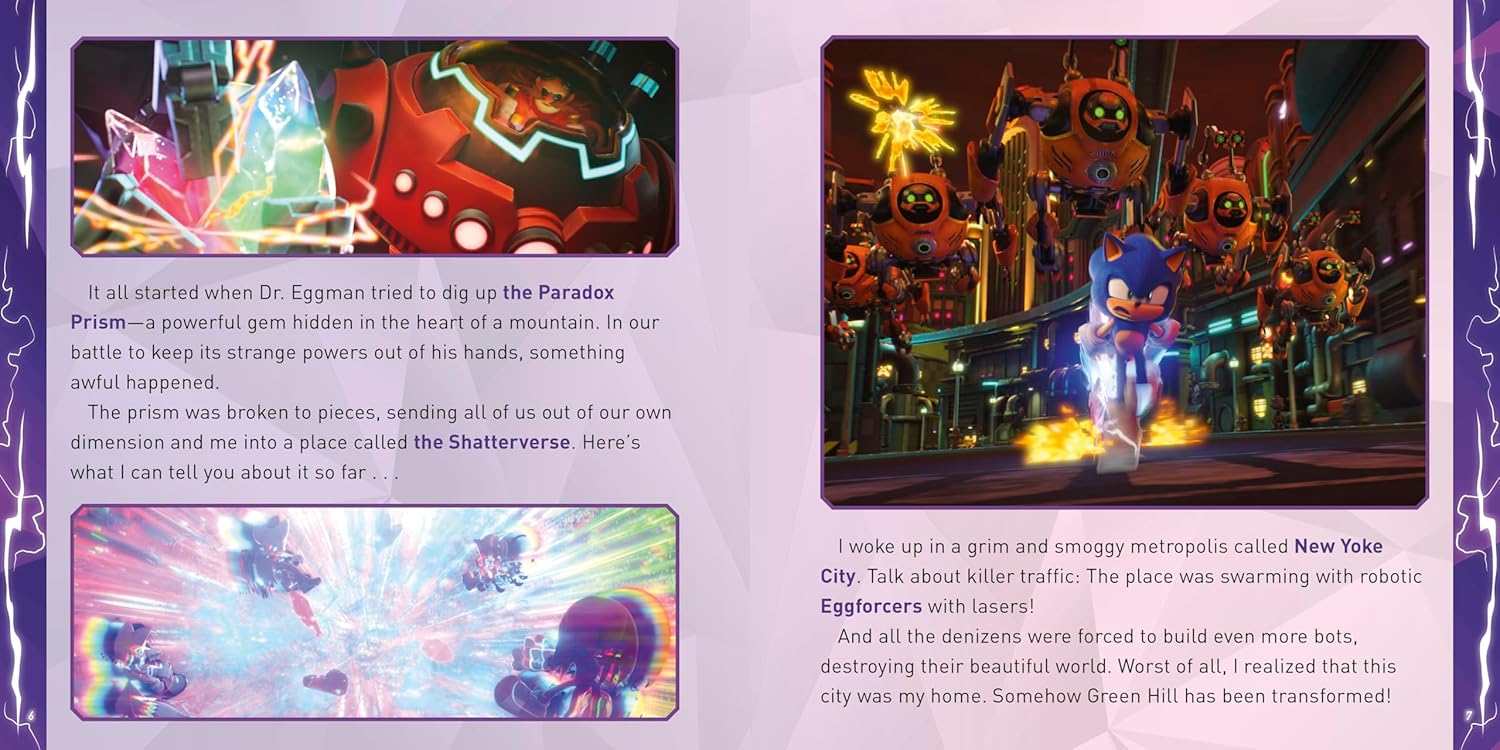Sonic's Introduction to the Shatterverse (Paperback – Sticker Book)