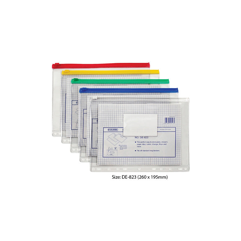 Centre Pvc Ring Binder Pocket B5